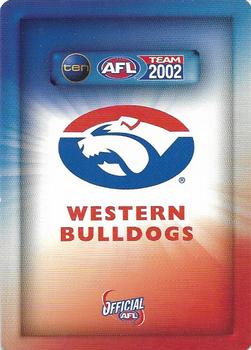 2002 Team Zone AFL Team - Silver #156 Scott West Back